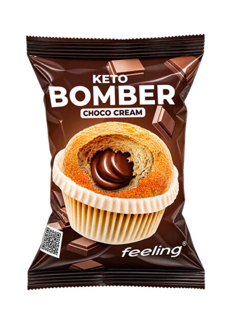 FeelingOK Bomber Keto Crema Cacao 50 g.