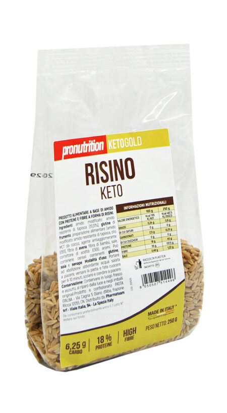 Pronutrition Pasta Keto Proteica Risino 250 g.