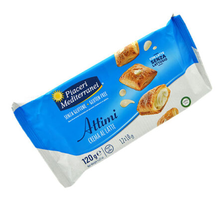Piaceri Mediterranei Attimi Crema al Latte Senza Glutine 120 g.