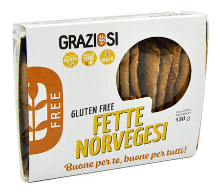 Laboratorio Graziosi Fette Norvegesi Senza Glutine 130 g.