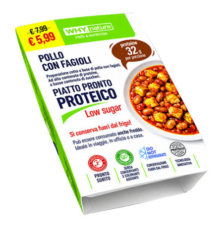 Piatto Pronto Proteico Pollo con Fagioli 270 g.