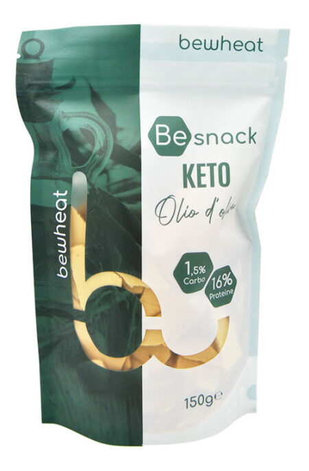 Bewheat BeSnack Keto Olio di Oliva 150 g.