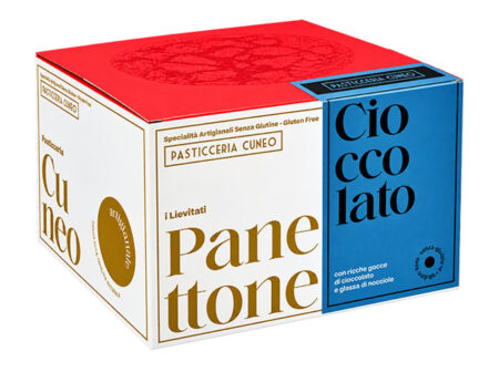 Pasticceria Cuneo Panettone Gocce Cioccolato Senza Glutine 400 g.