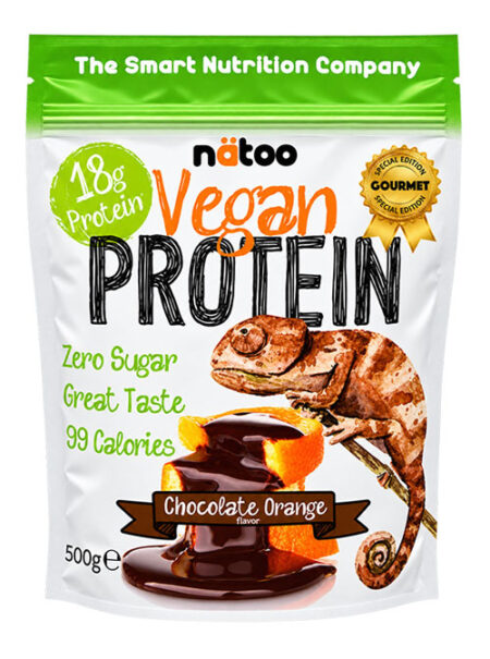Natoo Vegan Protein Cioccolato e Arancia 500 g.
