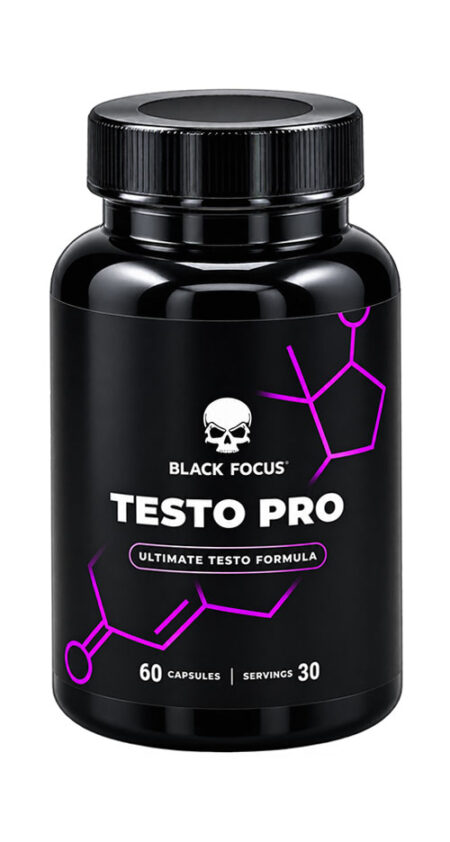 Black Focus Testo Pro Ultimate Testo Booster 60 Capsule